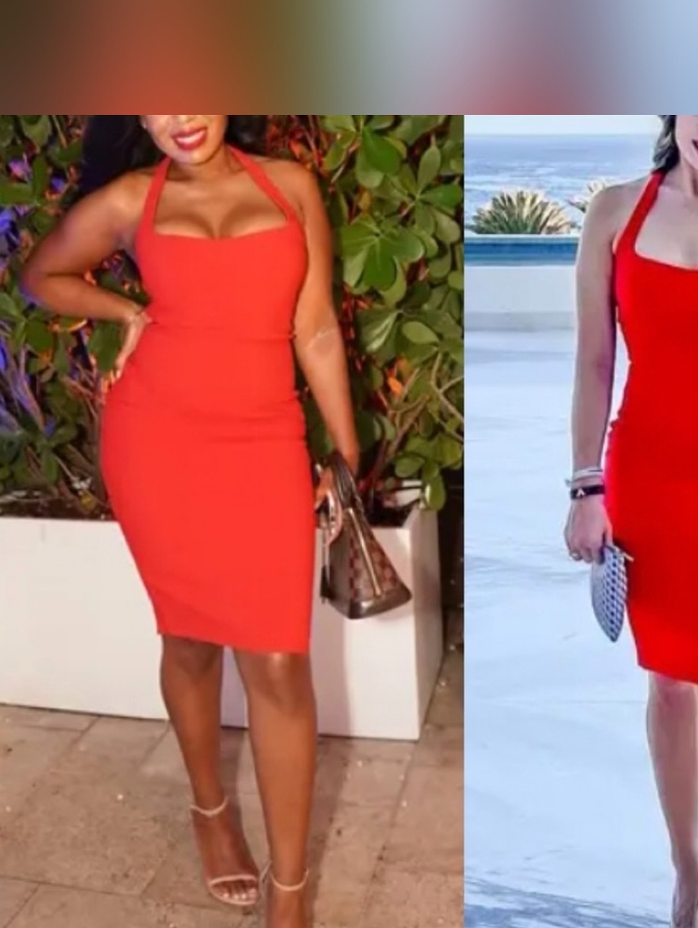 LIKELY Dixie Red Halter Sheath Dress - Picture 8 of 16